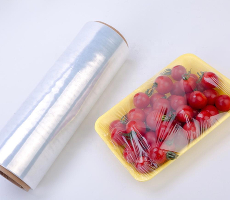 Phim PE Cling cấp thực phẩm tùy chỉnh | Gói kéo dài cho bao bì thực phẩm | Thương hiệu, bền, tuân thủ FDA/EU