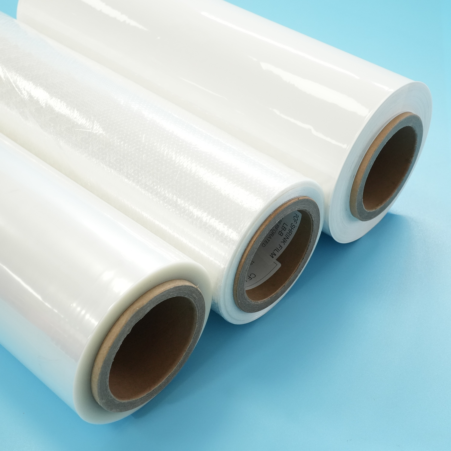 Màng bọc nhiệt polyolefin liên kết ngang cấp thực phẩm được in tùy chỉnh, Màng co POF trong suốt linh hoạt với độ co mạnh cho thực phẩm, đồ uống và bao bì bên ngoài của sản phẩm nói chung